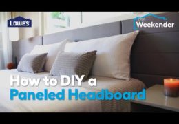 How to Make a Paneled Wall-Length Headboard