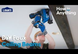 How to Build and Install Faux Ceiling Beams