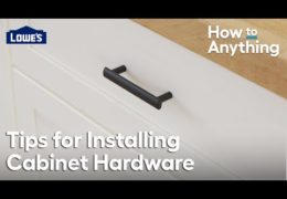 How to Install and Align Cabinet Hardware