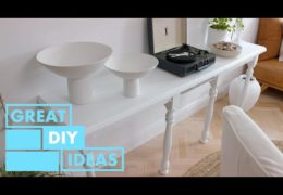 DIY Table to Sideboard Conversion