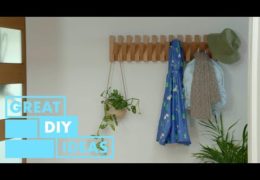 How to Make a Stylish Entryway Coat Rack