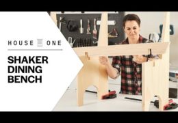 How to Build a Shaker Dining Bench