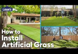 How to Install Artificial Turf