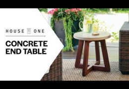 How to Build a Concrete End Table