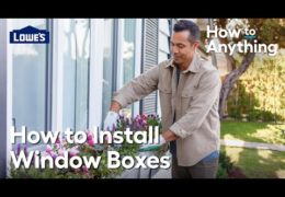 How to Choose, Install and Plant Window Boxes