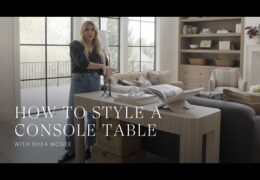 How to Select and Style a Behind-the-Sofa Console Table