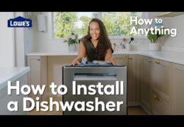 How to Install a Dishwasher