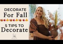 Five Easy Tips for Fall Decorating