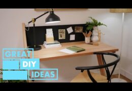 How to Build a Stylish Wall-Mounted Desk