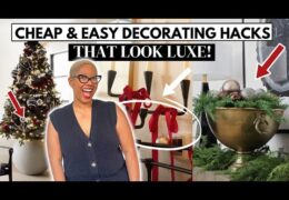 Nine Tips and Tricks For Adding Trendy Holiday Decor on a Budget