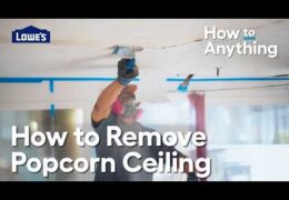 How to Remove a Popcorn Ceiling