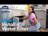 How to Install a Water Filter System